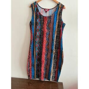 Hot Kiss Women's Size 3X Multiple Color Floral Dress Sleeveless